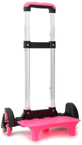 GMBYLBY Carro plegable de 6 mochilas con asa telescópica, equipaje de mano de viaje para mochilas escolares