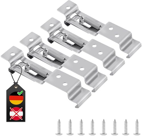 vsshe Support Plaque Immatriculation, Lot de 2 Supports de Plaque d'Immatriculation Voiture, Support de Plaque d'Immatriculation sans, Robustes et Stables, pour Caravanes Et Remorques