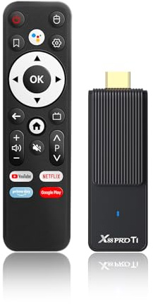 Android 14.0 TV Stick,TV Stick with 2GB 16GB RK3518 Quad-Core 64bit Cortex-A53 Chipset and Mali 450 MP2 GPU,Supports Dual-Band WiFi,Bluetooth 5.0,HDMI 2.0 and HD 4K