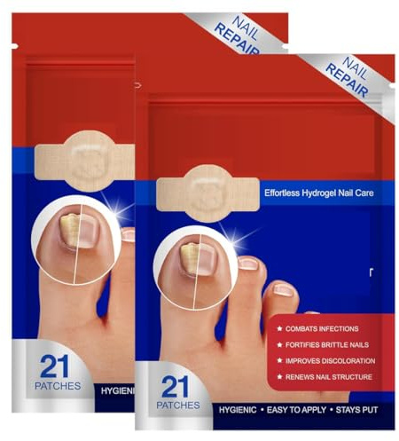 Dermisya Patch Antifongique Pour Mycose De L Ongle - Amélioration Visible, Pratiques, Hygiéniques et Faciles à Appliquer la Nuit