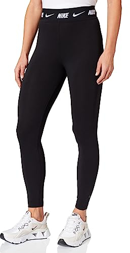 Nike Damen W Nsw Club Hw Lggng Leggings, Schwarz, S EU