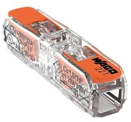 Wago 221-2411 - 30x Conector de Paso con Palanca para Cables de 4 mm²