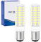 OLEVOLT 7W Lampadine LED B15D Dimmerabile Luce Bianca Fredda 6000K, 770LM Baionetta B15D LED Lampadine Equivalenti 70W Alogena B15D LED per Plafoniera, Lampada a Muro, Luce dell'armadio, 2 Pezzi