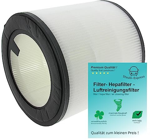 Staubi-Express 2X Filter passend für Philips Luftreiniger Series 800 AC0820/10 AB0820/30 I Hepafilter