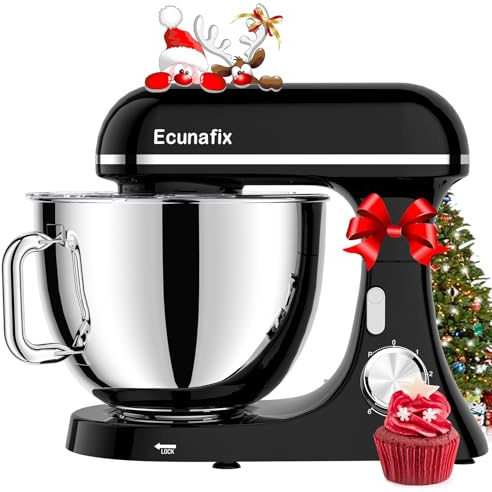 Impastatrice Planetaria offerta, Robot da Cucina 2000W 8L Professionale Multifunzione Mixer Cucina con Gancio per Impastare, Frusta Piatta, Frusta