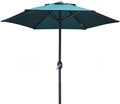 Ombrelloni da Giardino per Esterni, 6,5 Piedi / 2 m, ombrellone da Giardino, Patio, Tavolo Rotondo, UV70+, Riparo Solare Portatile per Esterni, Mercato, terrazza, Cortile, Bordo Piscina