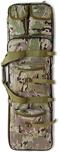 EBSBAG Gewehrkoffer Waffenkoffer für Gewehre, weiche Gewehrkoffer, taktischer Waffenkoffer, Gewehrkoffer, gepolsterter Gewehr-Aufbewahrungsrucksack, integrierte Pistolen- und Magazinaufbe