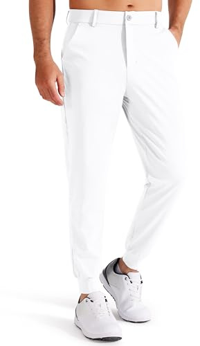 Libin Men's Golf Joggers Trousers Jogging Bottoms Sweatpants | Stretch Slim Fit Golf Pants Bowling Outdoor Chino Trousers Sports Cargo Running Casual with Pockets