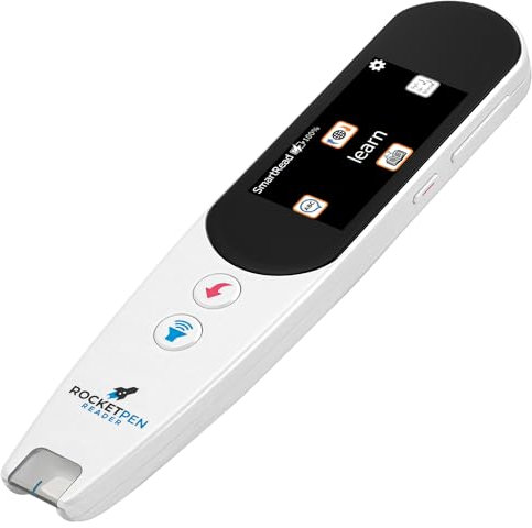 SmartPens 4U RocketPen Reader - Printed/digital text to speech, touchscreen control, earphone support