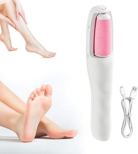 2-in-1 Foot File Epilator, 2025 New Foot Files for Hard Skin, Dead Skin Remover for Feet, for Dry Dead Skin Cracked Heels Calluses (1pcs)