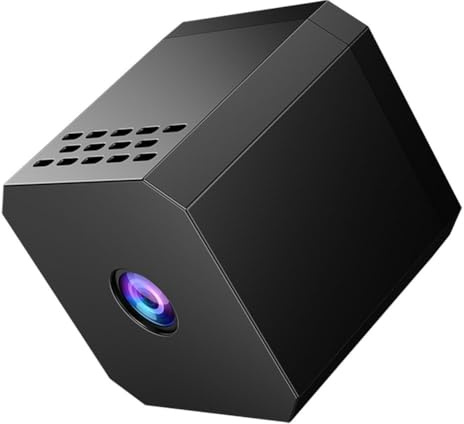 Mini caméra de sécurité intérieure sans fil pour vision nocturne - Accès à distance pour surveillance à domicile - Pas besoin d'Internet (F1)