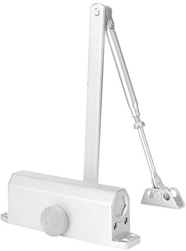 TARSHYRY Kraftig Hydraulisk Dörrstängare med Jämn Buffertverkan, 180° Justerbar Placering för inner- och Ytterdörrar, Universell Monteringsbeslag Ingår (062 bärande 85KG)