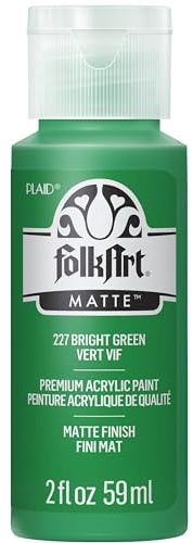 FolkArt Acrylic Paint in Assorted Colors (2 Ounce), 227 Bright Green