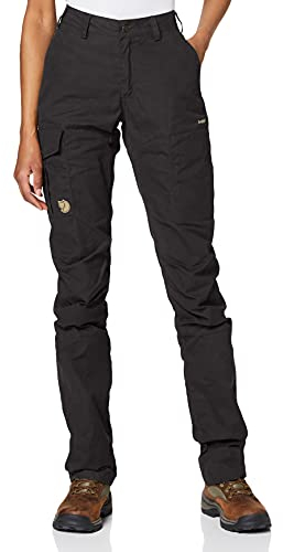 Fjällräven Damen Outdoor-Hose Karla Pro Curved, Dark Grey, 36, F89727-030