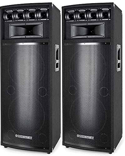 McGrey PowerDJ-212 Passiv-Box, Paar 2 x 800W
