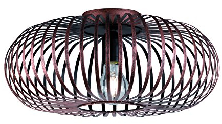 Trio Leuchten Deckenleuchte Johann 606900162, Metall kupferfarbig antik, exkl. 1x E27