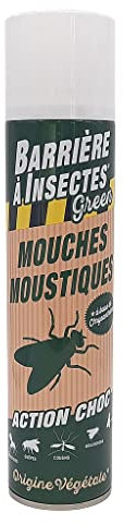 BARRIERE A INSECTES Green Insectes Volants - Actif d'origine végétale - Aérosol 400 ML, Nicht Zutreffend
