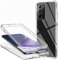 Movilshop Funda 360 [Samsung Galaxy Note 20 Ultra 5G] PC + TPU Carcasa Doble Cara 360 de Silicona Delantera + Trasera Rigido Silicona Reforzada Transparente para Smartphone