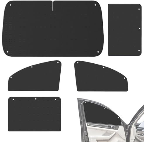 Duroecsain Protection Solaire pour Vitre Automobile, Ventouse Pare Soleil Automobile, Écran Intimité Amovible Respirant pour Bébé Camping Véhicule Électrique Voyage Allaitement