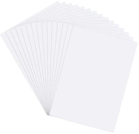 GIDWRIY 15 PCS Hojas de PláStico de Mylar 30.5 X 21.7 CM,Hojas Translúcidas para Stencil Film,Plantilla Hoja Semitransparente,Plantilla de Plástico para Manualidades,Material para Dibujos Plantillas