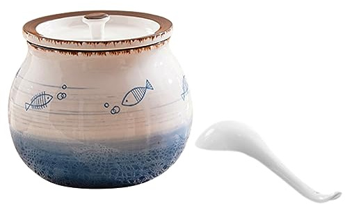 Cabilock Barattolo in con Ermetico Contenitore Vaso per Condimenti Olio e Design Resistente e Facile da e Ristoranti