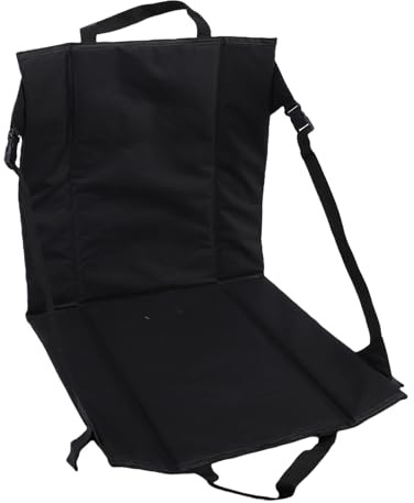 Drfeify Cojín de Estadio Resistente Al Agua con Respaldo, Correa Ajustable para el Hombro, Asiento Cómodo, Ideal para Actividades Al Aire