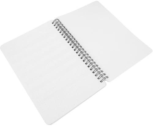 Mikinona A5 Fitness Workout Planner Notebook Set with Spiral Binding, Bodyweight Exercise Log Book for Gym and Home Training, Daily Fitness Agenda Journal for Women and Men