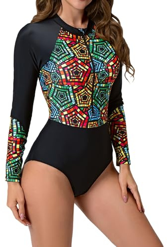 Camiseta Neopreno Mujer Bañador Neopreno Mujer Baño Protector Cuello Trajes De Deportivo Bañadores Natacion Chaqueta Proteccion Solar Short Bronceador 2 Piezas Playa Swimming Costume Women XXXL Traje
