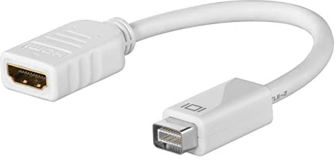 Goobay 51745 , Mini DVI Adapter Weiß
