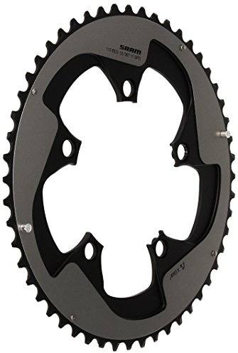 SRAM Red 22 50T 110mm BCD YAW Chainring Gray for Hidden or Non-Hidden Bolt Use with 34T