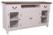 Sideboard mit Weinfach Varde Holz Vintage Look Creme weiÃƒŸ