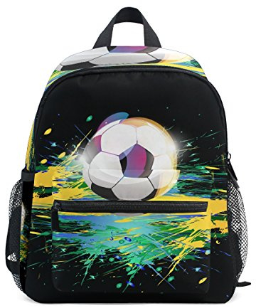 Montoj Sac de Voyage Unisexe pour Enfant Motif Football