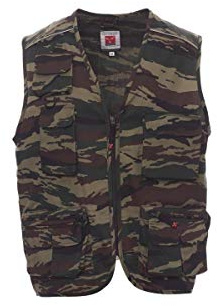 PAYPER Gilet Estivo Pocket (3XL - Mimetico) Anche con Ricamo E Stampa
