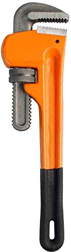 Vetrineinrete® Chiave giratubi modello americano da 10 con apertura regolabile cromo vanadio corpo in ghisa chiave inglese gira tubo M17