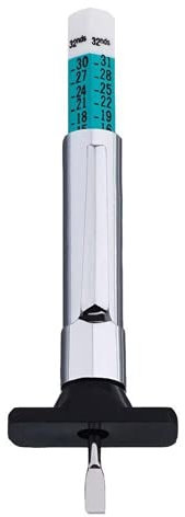 U-K Tyre Depth Gauge Tester Colour Tyre Tread 1 Gauge Engine Tool X 3.35 Measurement Metric Nice Design