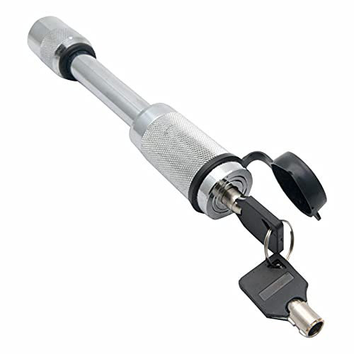 Riloer Candado de remolque Candado antirrobo, gancho de remolque Pieza de bloqueo para enganche de remolque 5/8 4WD