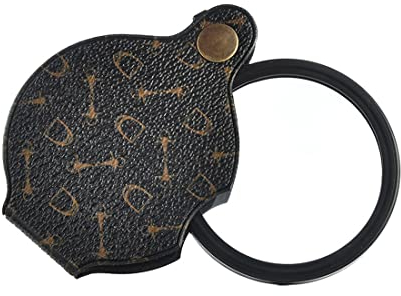 PLABBDPL Nuova lente d'ingrandimento a mano pieghevole – Aiuto alla lettura 15 X – Diametro 70 mm – Lente d'ingrandimento tascabile