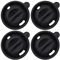 4 Pcs Splash Spill Lids Durable Replacement Lid for Coffee Mug Replaceable Dust Cup Cover for Hot and Cold Beverages Takeaway Drinks