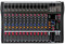 Audio Mischpult Konsole Verstärker Kanal Studio Mixe Live Mixer Bluetooth USB,DJ Sound Controller für Computer Recording 12-Kanal mit XLR Mikrofon Sockel, 48V Netzteil