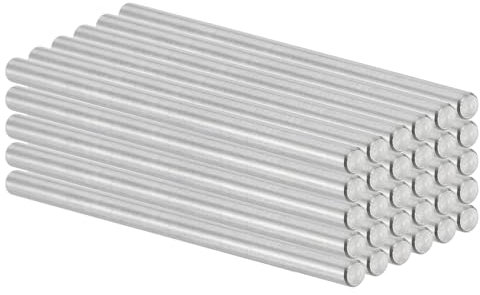 PATIKIL 3mm x 60mm Dowel Pin Stainless Steel, 30 Pcs 304 Stainless Steel Pegs Shelf Pins Rod Support Metal Fasten Elements for Shelves Furniture Fixing Component, Silver