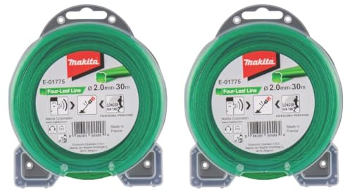 Makita Fil nylon Trèfle torsadé MAKITA 2 mm x 30 m - E-01775 (Lot de 2)