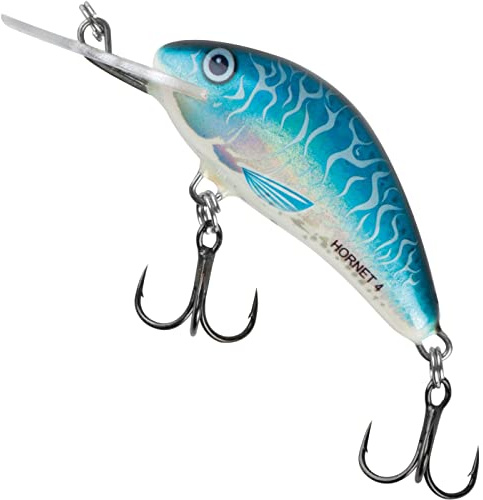 Salmo Hornet Wobbler, Salmo Farben:Holo Super Bleak, Länge/Gewicht/Laufverhalten/Tauchtiefe:5cm / 8g / sinkend / 3.0-4.0m