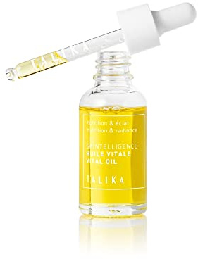 Talika Skintelligence Vital Oil - Moisturising and Hydrating Face Oil - Calming, Soothing and Nourishing Ingredients with Vitamin E, Olive, Avocado, and Almond Oils