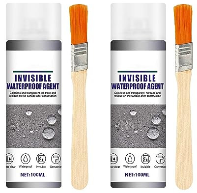 Mighty Spray sellador | Spray Transparente Impermeable | Agente Impermeable Invisible | Spray de unión súper Fuerte | Revestimiento Adhesivo de Poliuretano Prueba de Fugas para Azulejos de