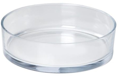 INNA-Glas Glasschale VERA OCEAN, transparent, 8cm, Ø29cm - Obstschale