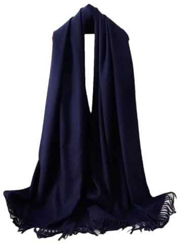 Scarf, kinesisk röd kashmirscarf stickad sjal for män och kvinnor förtjockad termisk lång