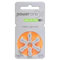 Power One Size 13 Hearing Aid Battery 6 Batteries