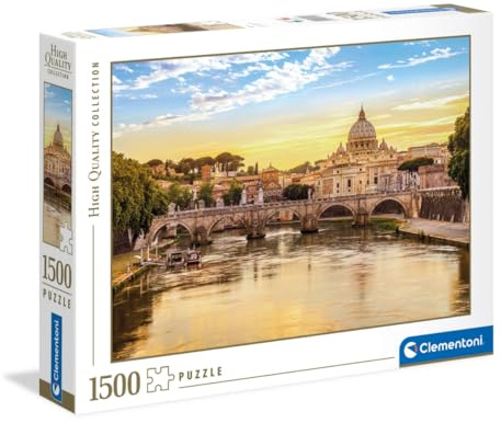 Clementoni High Qulaity Collection 31819, Rome Puzzle for Children and Adults - 1500 Pieces, Ages 10 years Plus multicoloured