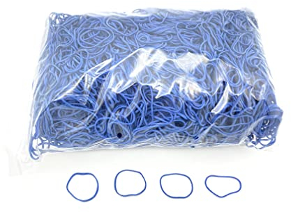 Progom - Elastici in gomma - 50 (Ø32) mm x 1,7 mm - Colore blu - Borsa da 1 kg