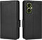 Topme Étui en Cuir pour OnePlus Nord CE 3 Lite (6.7 inches), [ Coque de Téléphone Série Motif Litchi Simple] - Noir
